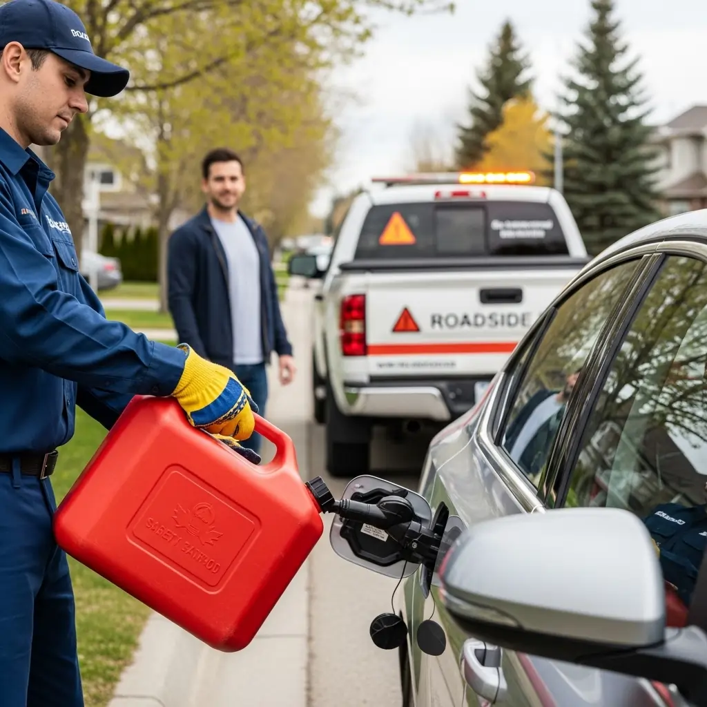 Roadside fuel delivery assistance